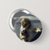 aap Drink Ronde Button 5,7 Cm (Voorkant /achterkant)