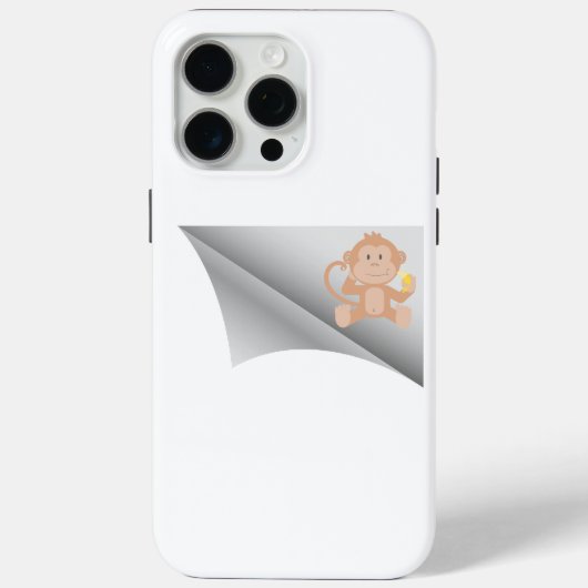 Aap eet banaan onder de pleister Case-Mate iPhone case (Achterkant)
