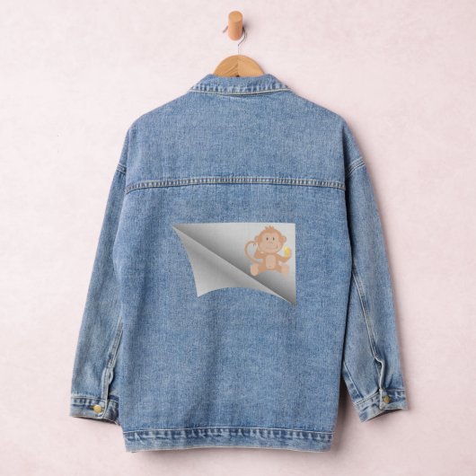 Aap eet banaan onder de pleister denim jacket (Hangar)