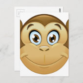 aap emoji briefkaart (Voorkant / Achterkant)