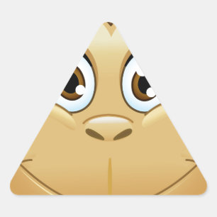 aap emoji driehoek sticker