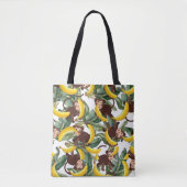 Aap en banaan Canvas tas | Grappige kostuumtas (Voorkant)