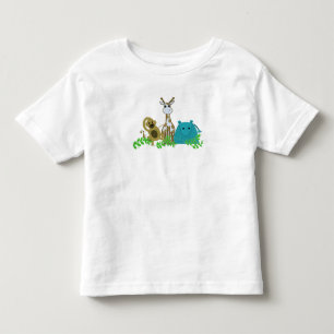Aap, Giraffe en Nijlpaard Kinder Shirts
