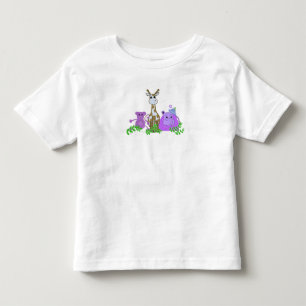 Aap, Giraffe en Nijlpaard Kinder Shirts