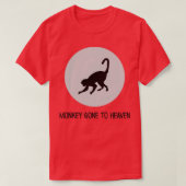 Aap Gone to Heaven Black T-shirt (Design voorkant)