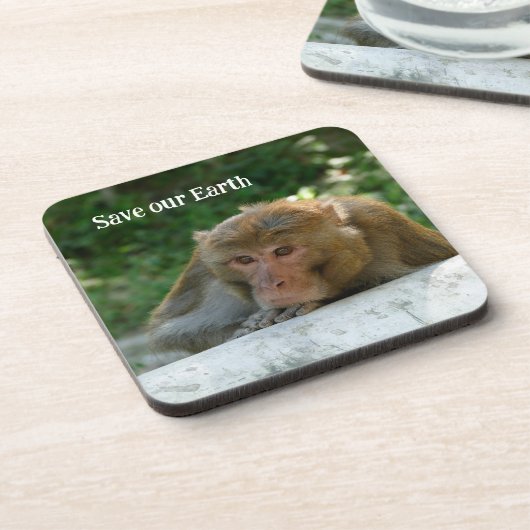 aap - grootvader bier onderzetter (Linkerzijde)