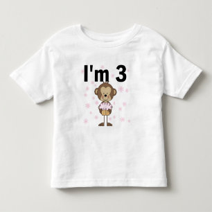 Aap Ik ben 3 Verjaardag Tshirts en geschenken
