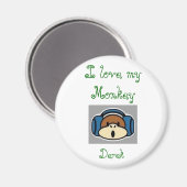 Aap, ik hou van mijn Aap, Derek Magneet (Voorkant / Achterkant)