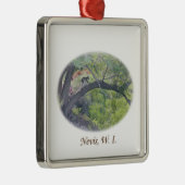 aap in een boom metalen ornament (Rechts)