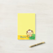 Aap in het Oerwoud Gepersonaliseerde Post-it Notes (Op bureau)
