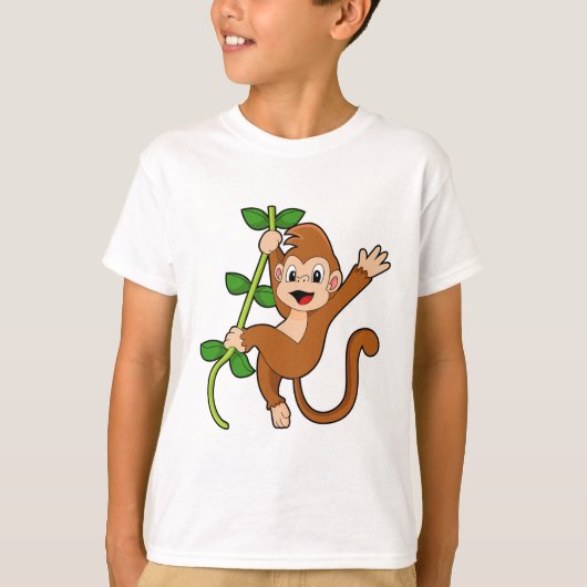 aap in het Oerwoud T-shirt (Voorkant)