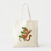 aap in het Oerwoud Tote Bag (Voorkant)