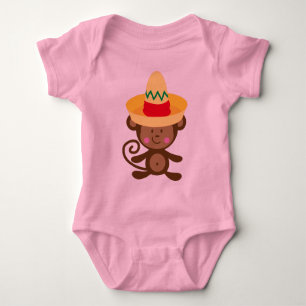 aap in sombrero - gift romper