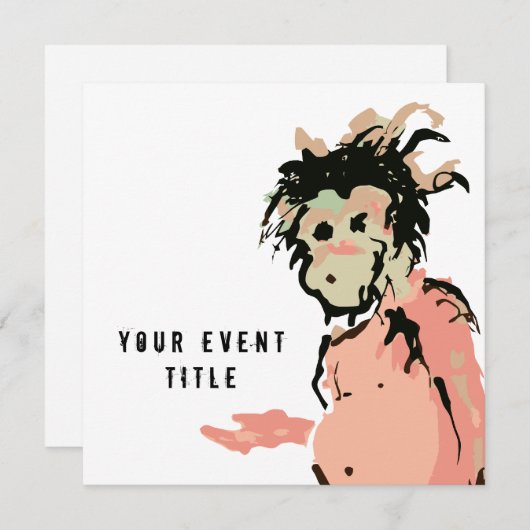 aap kaart (Voorkant / Achterkant)