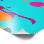 Aap lachend foto afdruk (Hoek)