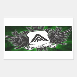 AAP-LOGO-STICKER RECHTHOEKIGE STICKER
