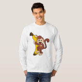 aap met bananen (1).PNG T-shirt (Voorkant volledig)
