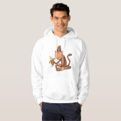 aap met bananen hoodie (Voorkant volledig)