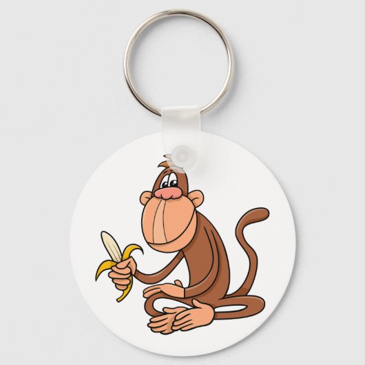 aap met bananen sleutelhanger (Voorkant)