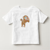 aap met bril kinder shirts (Voorkant)