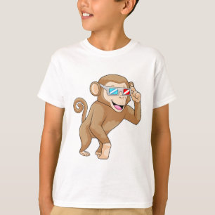 aap met bril t-shirt