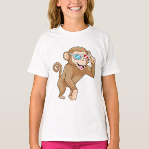 aap met bril t-shirt