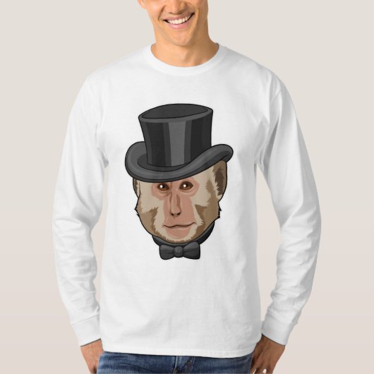 aap met Cylinder T-shirt (Voorkant)