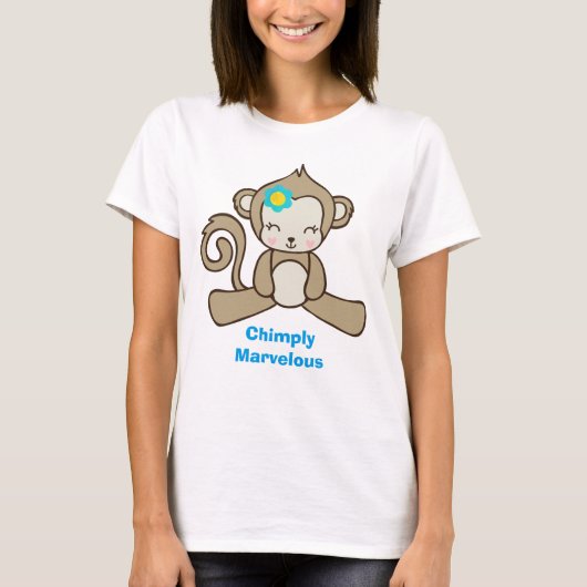 aap met een ventilatortas die indruk maakt op prac t-shirt (Voorkant)