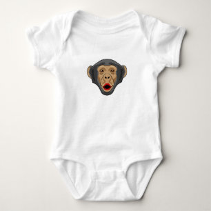 aap met Kiss-mond Romper