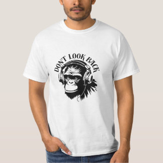 Aap Met Koptelefoon – Focus T-shirt