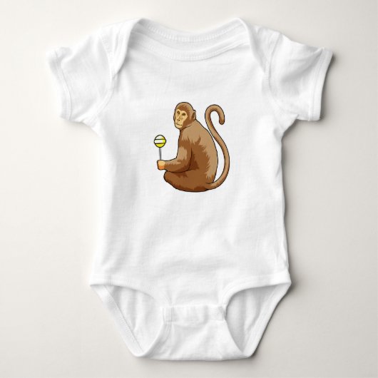 aap met Lollipop Romper (Voorkant)