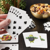 aap met riem pet pokerkaarten (Insitu)