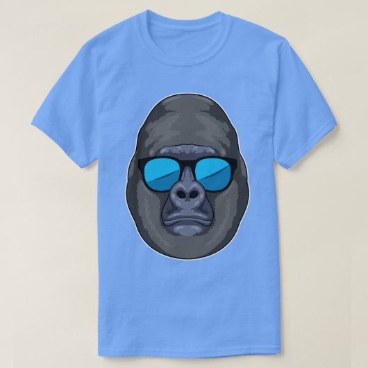 Aap met zonnebril 4 t-shirt (Design voorkant)