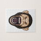 aap met zwarte stoelen legpuzzel (Horizontaal)