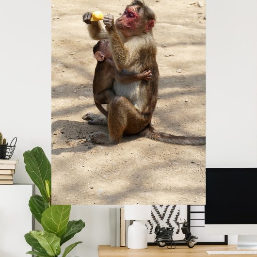 aap - Moeders ontbijt Poster (Thuiskantoor)