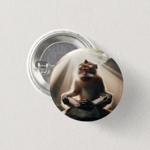 Aap Monnik Knop Ronde Button 3,2 Cm