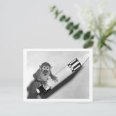 Aap - NASA - jaren '50 Briefkaart (Staand voorkant)