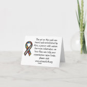 Aap Notecard Kaart (Achterkant)