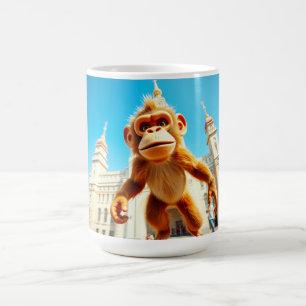 Aap ontwerp koffiemok