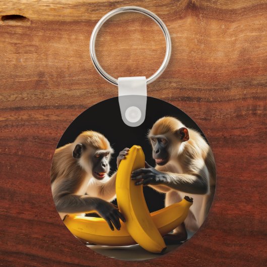 Aap ontwerp sleutelhanger (Voorkant)