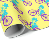 Aap op de fiets cadeaupapier (Rol Hoek)