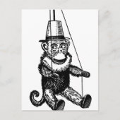  aap op een Briefkaart van het Koord (Voorkant)