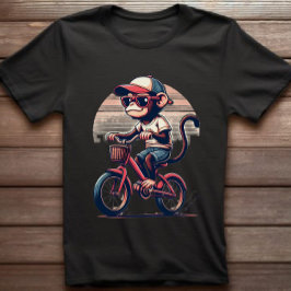 Aap op Fiets T-shirt