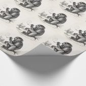 aap Roken pijp apen Dier Cadeaupapier (Hoek)