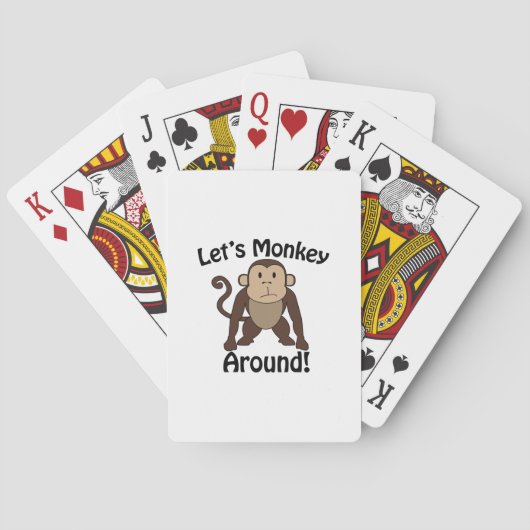 aap rond pokerkaarten (Achterkant)