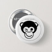 aap ronde button 5,7 cm (Voorkant /achterkant)