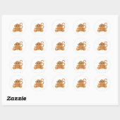 aap ronde sticker (Vel)