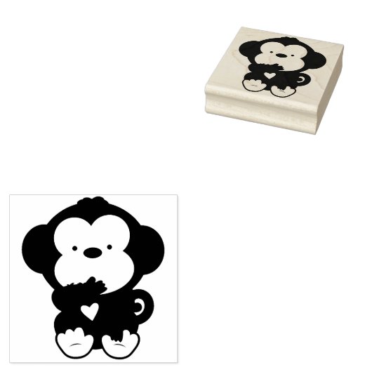 aap 	rubberstempel (Gestempeld)