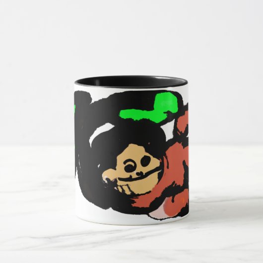 Aap schattig mok (Midden)