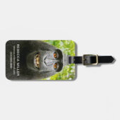 Aap Selfie Bagagelabel (Voorkant horizontaal)